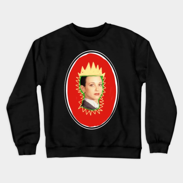 queen Crewneck Sweatshirt by babyskeleton